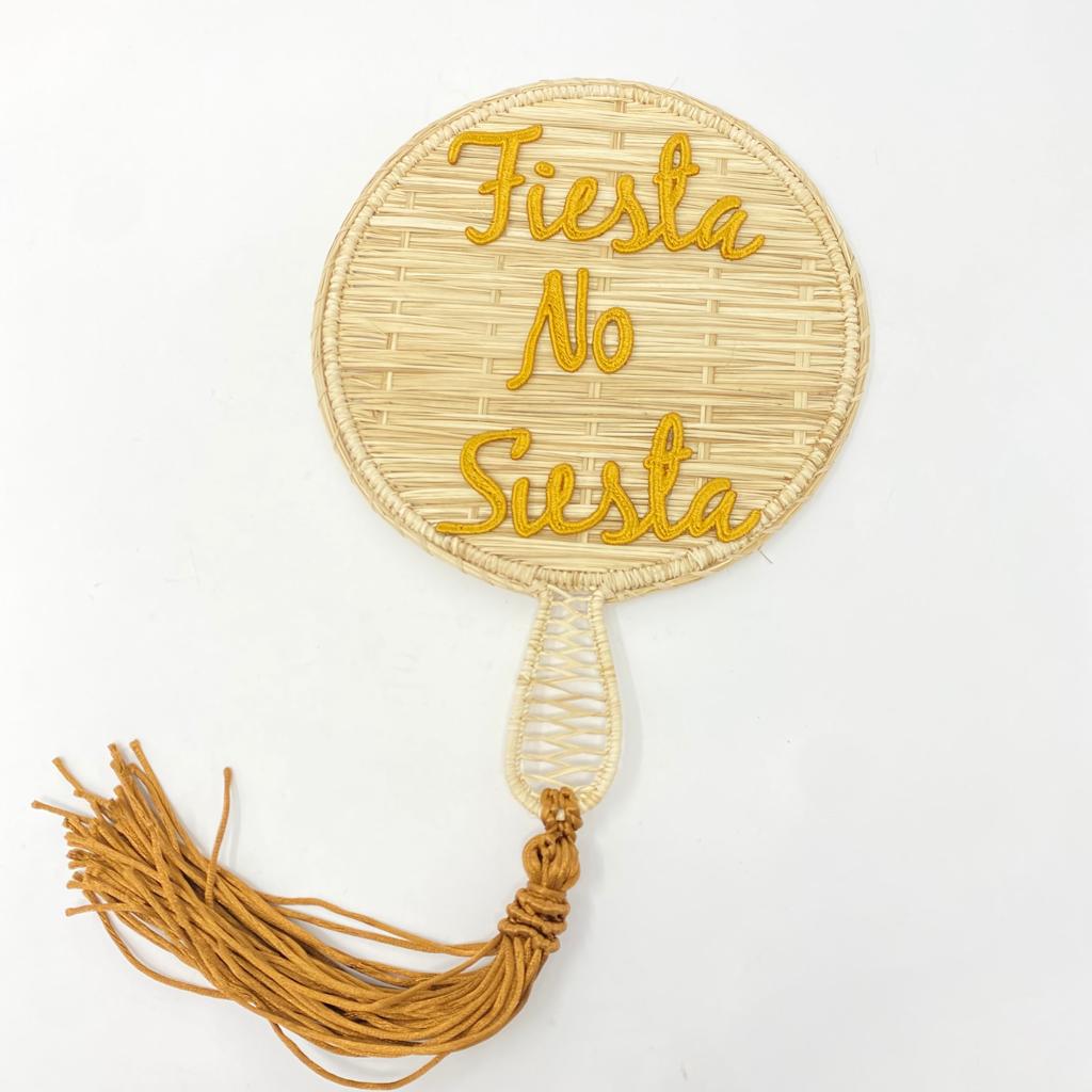 FIESTA NO SIESTA HAND FAN